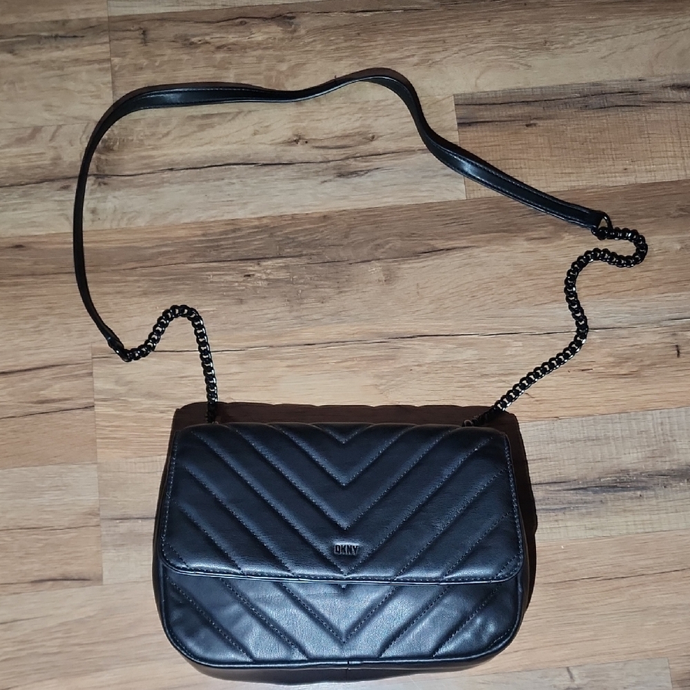 DKNY Black Quilted Women's Bag